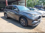 2021 Toyota Highlander Xle Blue vin: 5TDGZRBH6MS128452