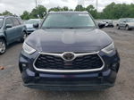 2021 Toyota Highlander Xle Синий vin: 5TDGZRBH6MS128645