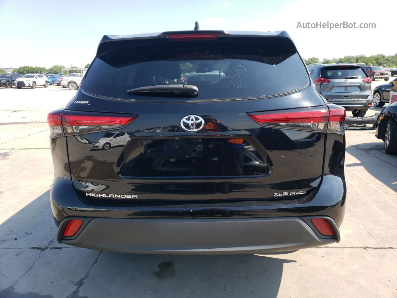 2021 Toyota Highlander Xle Black vin: 5TDGZRBH7MS070562