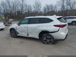 2021 Toyota Highlander Xle White vin: 5TDGZRBH7MS086728