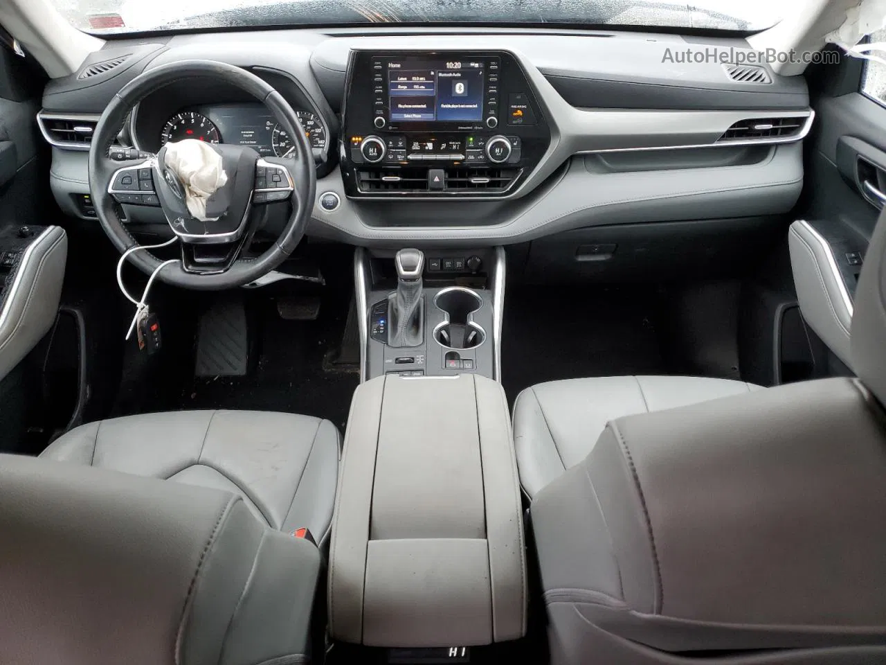 2021 Toyota Highlander Xle Бирюзовый vin: 5TDGZRBHXMS080213