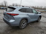 2021 Toyota Highlander Xle Бирюзовый vin: 5TDGZRBHXMS080213