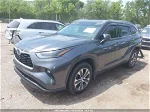 2021 Toyota Highlander Hybrid Xle Gray vin: 5TDHBRCH2MS517175