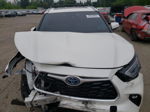 2021 Toyota Highlander Hybrid Xle White vin: 5TDHBRCH6MS522153