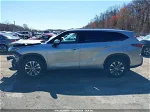 2021 Toyota Highlander Hybrid Xle Серебряный vin: 5TDHBRCH8MS534871