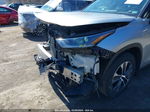 2021 Toyota Highlander Hybrid Xle Silver vin: 5TDHBRCH8MS534871