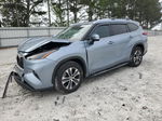 2021 Toyota Highlander Xle Blue vin: 5TDHZRAH0MS076578