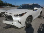 2021 Toyota Highlander Xle White vin: 5TDHZRAH1MS078002