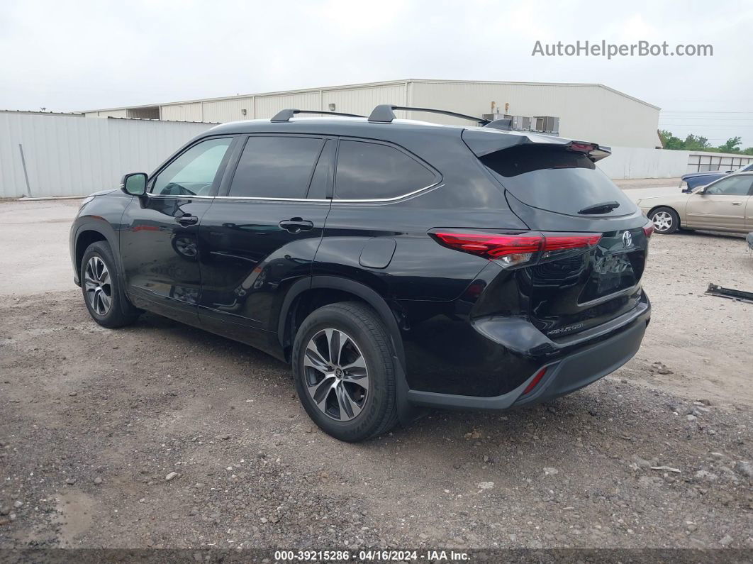 2021 Toyota Highlander Xle Черный vin: 5TDHZRBH0MS530505