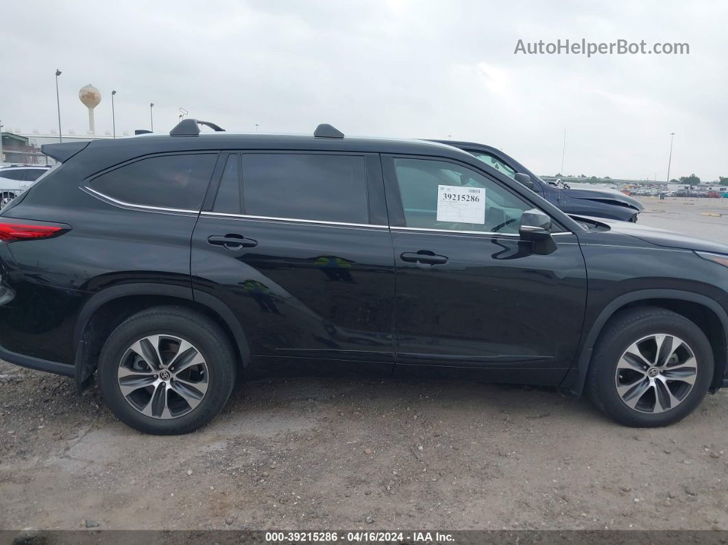 2021 Toyota Highlander Xle Черный vin: 5TDHZRBH0MS530505