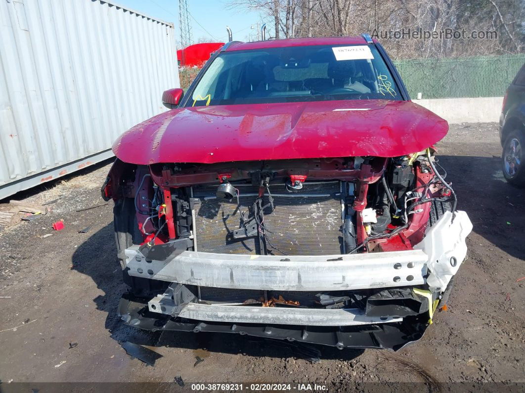 2021 Toyota Highlander Xle Red vin: 5TDHZRBH5MS153217