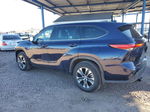 2021 Toyota Highlander Xle Blue vin: 5TDHZRBH7MS545003