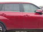 2021 Toyota Highlander Xle Red vin: 5TDHZRBH8MS124410