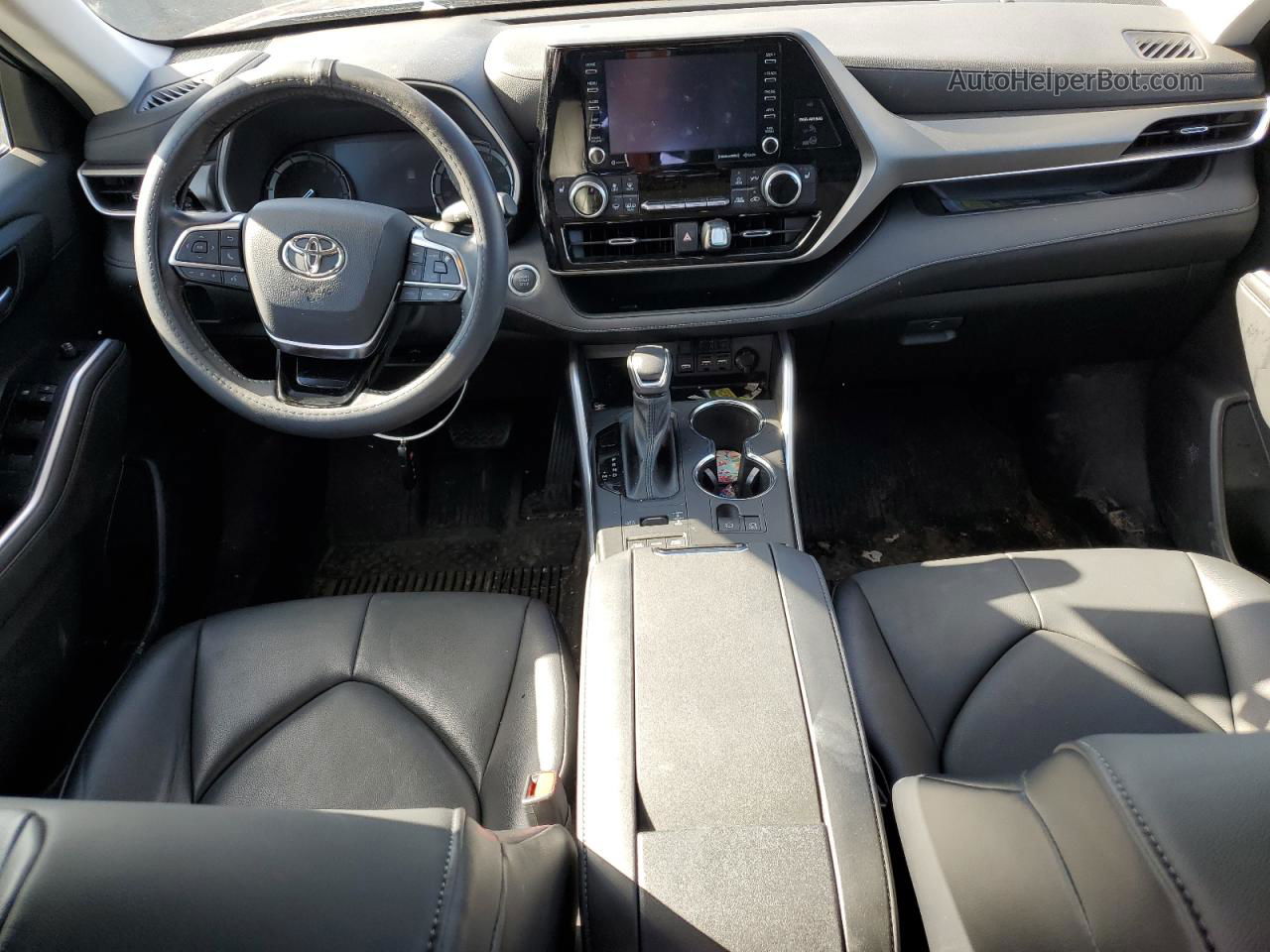 2021 Toyota Highlander Xle Серый vin: 5TDHZRBH9MS150661