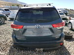 2019 Toyota Highlander Hybrid Blue vin: 5TDJGRFH4KS058288