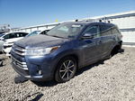 2019 Toyota Highlander Hybrid Blue vin: 5TDJGRFH4KS058288