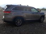 2019 Toyota Highlander Hybrid Gray vin: 5TDJGRFH4KS065872