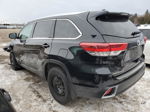 2019 Toyota Highlander Hybrid Black vin: 5TDJGRFH6KS069549