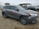 2019 Toyota Highlander Hybrid Gray vin: 5TDJGRFH9KS065818