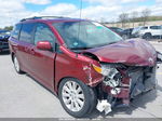 2014 Toyota Sienna Le 7 Passenger Red vin: 5TDJK3DC9ES084070