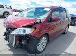 2014 Toyota Sienna Le 7 Passenger Red vin: 5TDJK3DC9ES084070