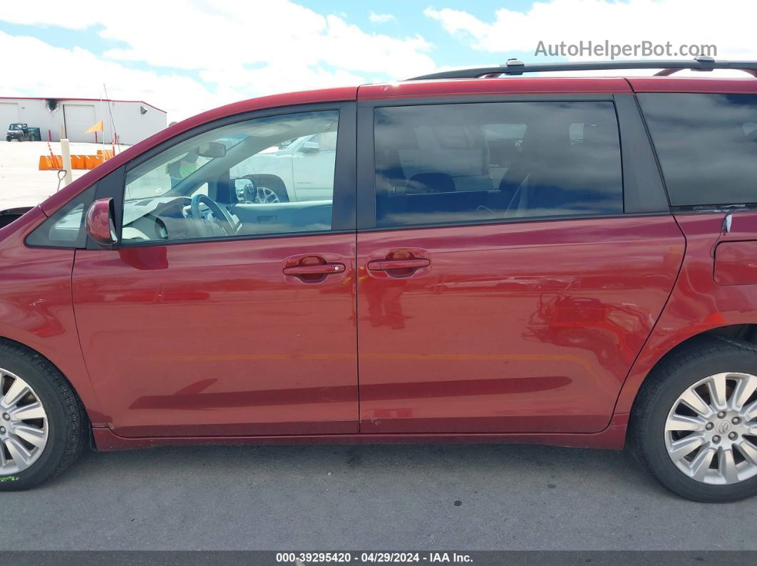 2014 Toyota Sienna Le 7 Passenger Red vin: 5TDJK3DC9ES084070