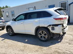 2016 Toyota Highlander Xle White vin: 5TDJKRFH0GS330938