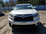 2016 Toyota Highlander Xle White vin: 5TDJKRFH0GS330938