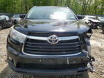 2016 Toyota Highlander Xle Black vin: 5TDJKRFH1GS245817