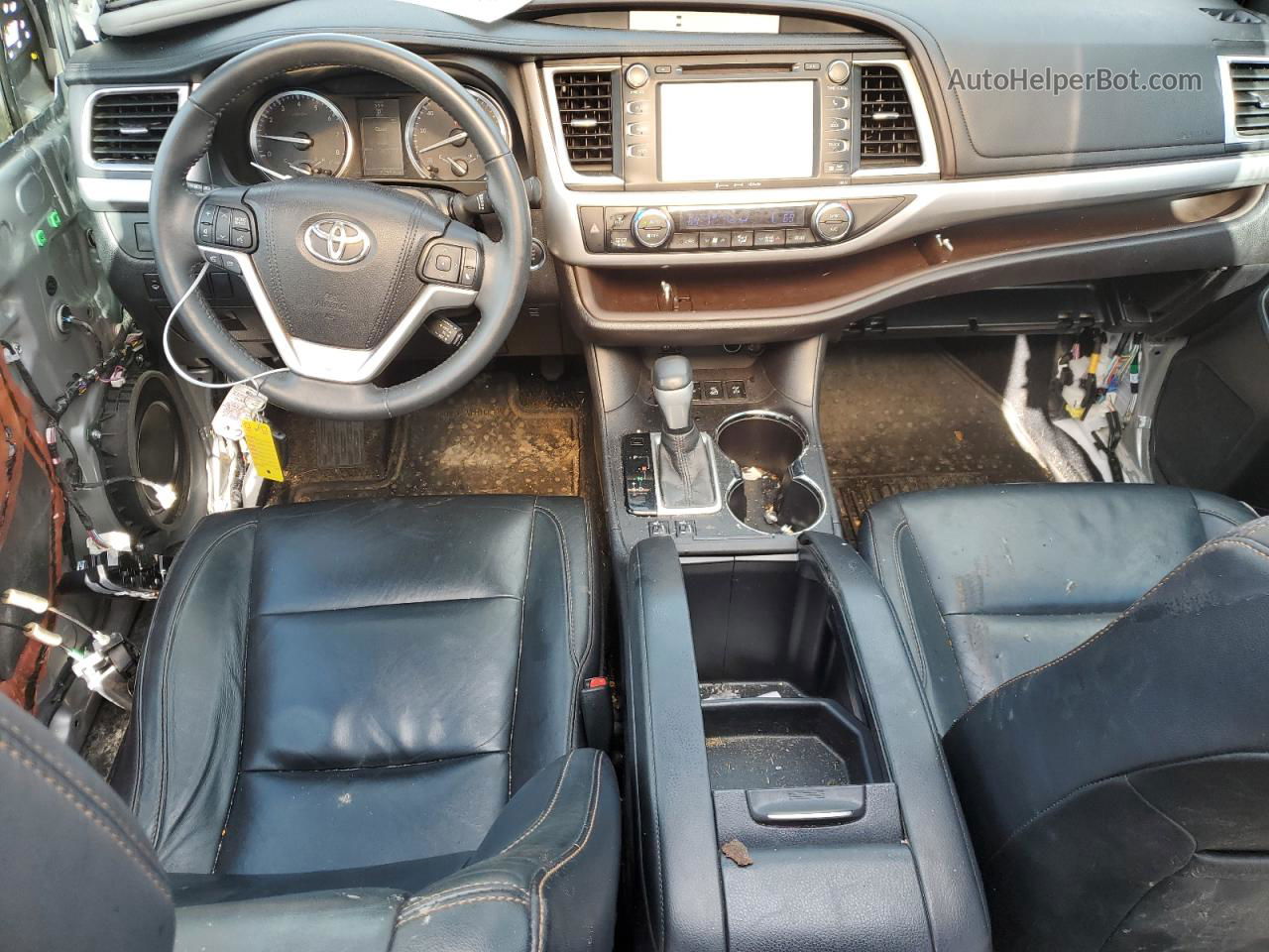 2016 Toyota Highlander Xle Серебряный vin: 5TDJKRFH1GS255330