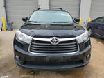 2016 Toyota Highlander Xle Black vin: 5TDJKRFH1GS258101