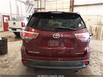 2016 Toyota Highlander Xle V6 Red vin: 5TDJKRFH1GS273794