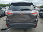 2016 Toyota Highlander Xle Серый vin: 5TDJKRFH1GS302324