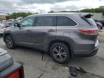 2016 Toyota Highlander Xle Gray vin: 5TDJKRFH1GS302324