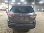 2016 Toyota Highlander Xle Gray vin: 5TDJKRFH1GS351331