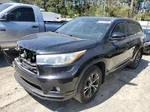 2016 Toyota Highlander Xle Черный vin: 5TDJKRFH2GS305023