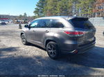 2016 Toyota Highlander Xle V6 Gray vin: 5TDJKRFH3GS239534