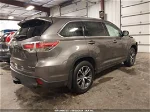 2016 Toyota Highlander Xle V6 Серый vin: 5TDJKRFH3GS273330