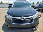 2016 Toyota Highlander Xle Black vin: 5TDJKRFH3GS352254