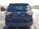 2016 Toyota Highlander Xle Blue vin: 5TDJKRFH4GS335642