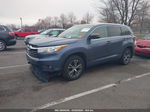 2016 Toyota Highlander Xle V6 Blue vin: 5TDJKRFH4GS502548