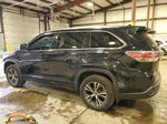 2016 Toyota Highlander Xle Black vin: 5TDJKRFH5GS290114