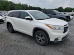 2016 Toyota Highlander Xle Белый vin: 5TDJKRFH5GS312841