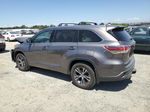 2016 Toyota Highlander Xle Gray vin: 5TDJKRFH5GS353373