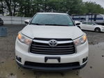 2016 Toyota Highlander Xle White vin: 5TDJKRFH6GS255808