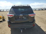 2016 Toyota Highlander Xle Black vin: 5TDJKRFH6GS267361