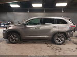 2016 Toyota Highlander Xle V6 Gray vin: 5TDJKRFH6GS506228