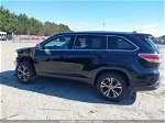 2016 Toyota Highlander Xle V6 Black vin: 5TDJKRFH9GS258458