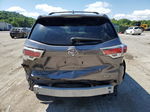 2016 Toyota Highlander Xle Charcoal vin: 5TDJKRFHXGS292375