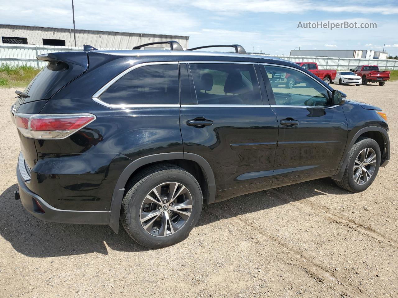 2016 Toyota Highlander Xle Black vin: 5TDJKRFHXGS319008